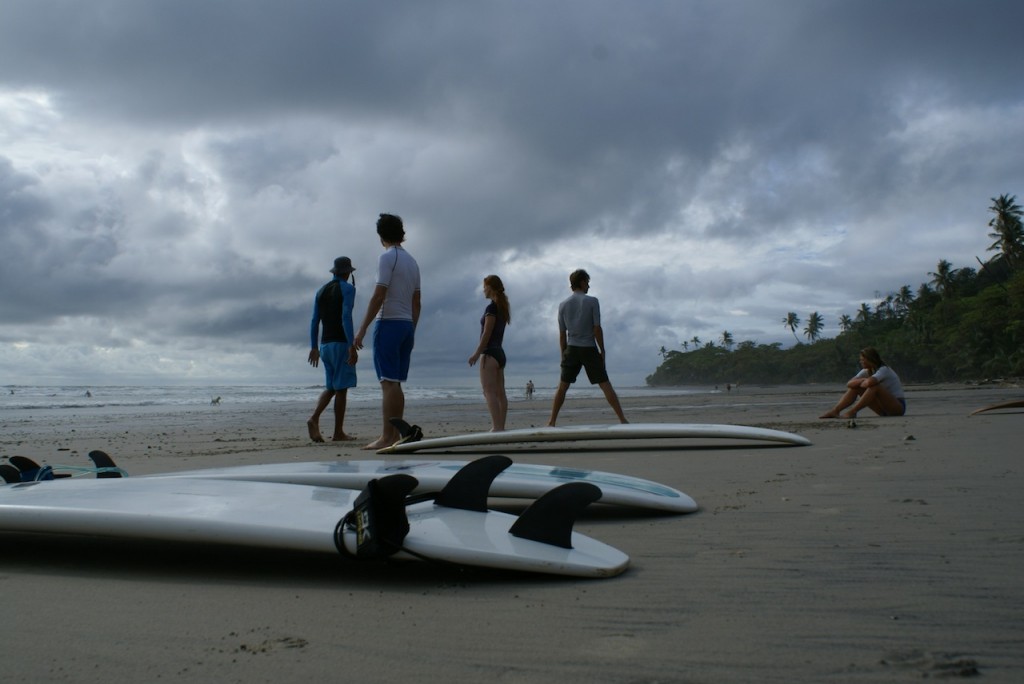 surfing in Costa Rica