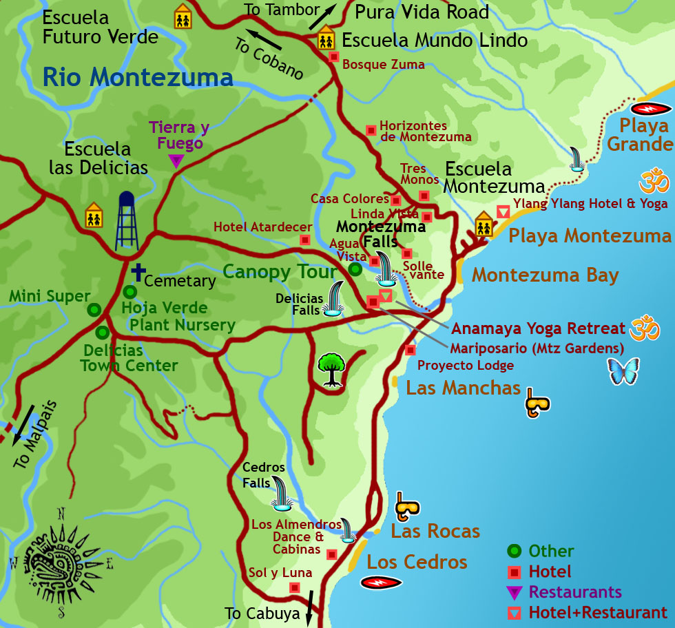 map of montezuma area