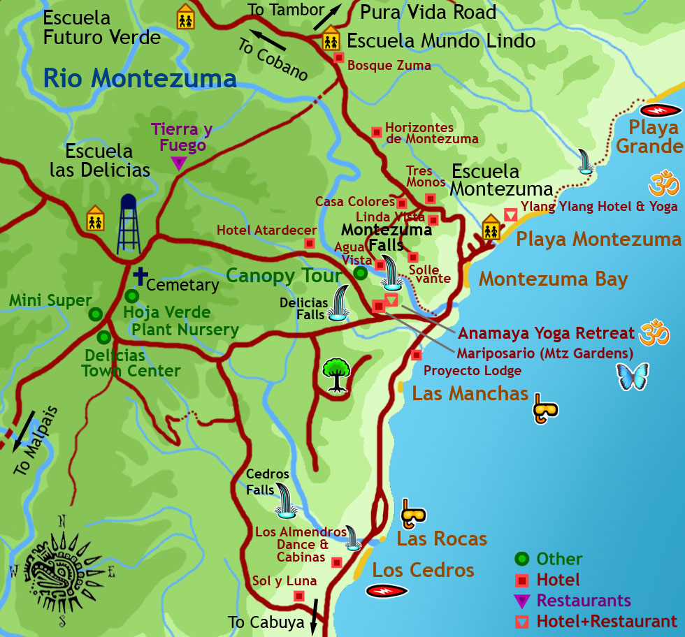map of montezuma area